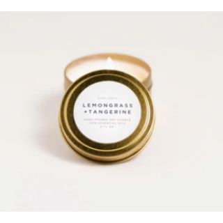 Slow North Travel Candle Lemongrass + Tangerine