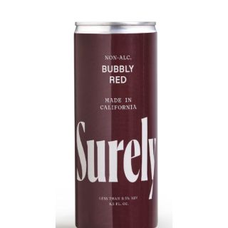 Surely Bubbly Red Can