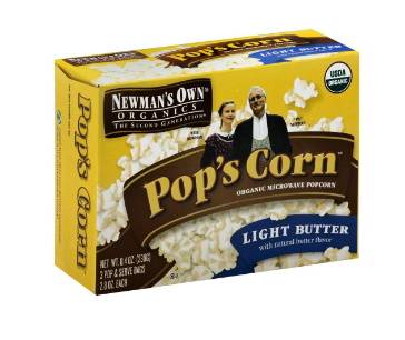 Newman's Own  Organic Microwave Popcorn - Touch of Butter
