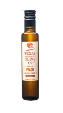 Texas Hill Country Olive Co  Peach Balsamic Vinegar