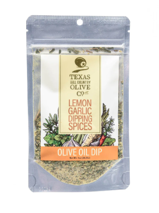 Texas Hill Country Olive Oil Co  Lemon Garlic Dipping Spices