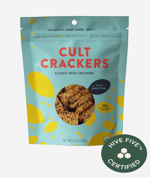 Cult Crackers - Gluten Free Classic Seed Crackers