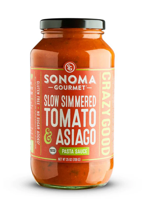Sonoma Gourmet  Slow Simmered Tomato Asiago Pasta Sauce