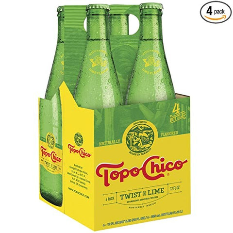 Topo Chico Lime Sparkling Water 4pk