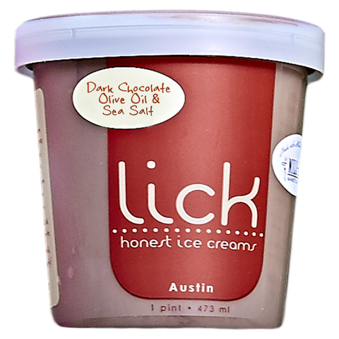 Lick Dark Chocolate, Olive Oil & Sea Salt Pint