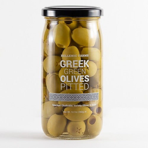 Hellenic Farms Greek Pitted Olives Tiny Grocer
