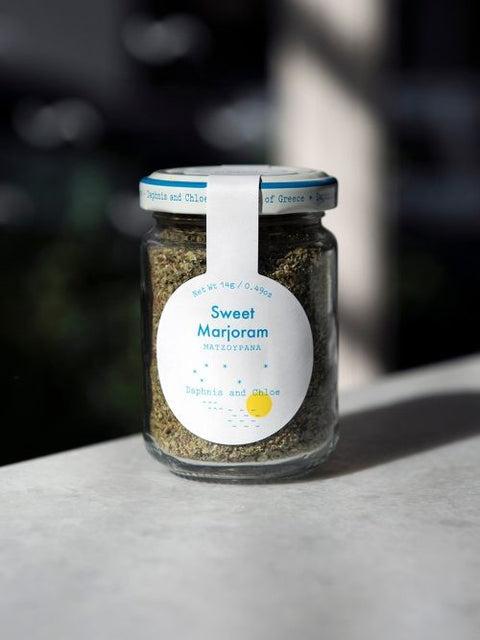 Daphni's and Chloe - Sweet Marjoram Glass Jar