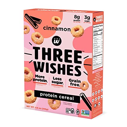 Three Wishes Grain Free Cereal Review: Cinnamon & Unsweetened