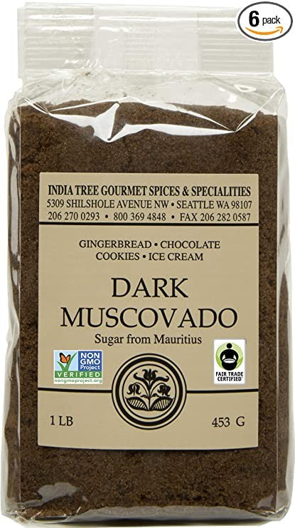 India Tree Dark Muscovado Sugar