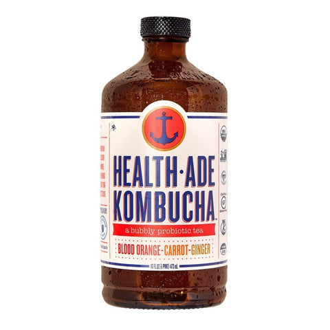 Health-Ade Kombucha Bubbly Blood Orange Carrot Ginger