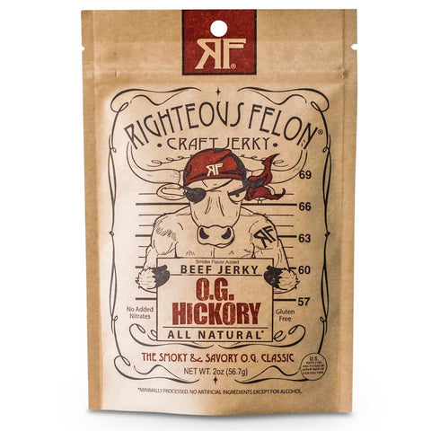 Righteous Felon Jerky Cartel OG Hickory