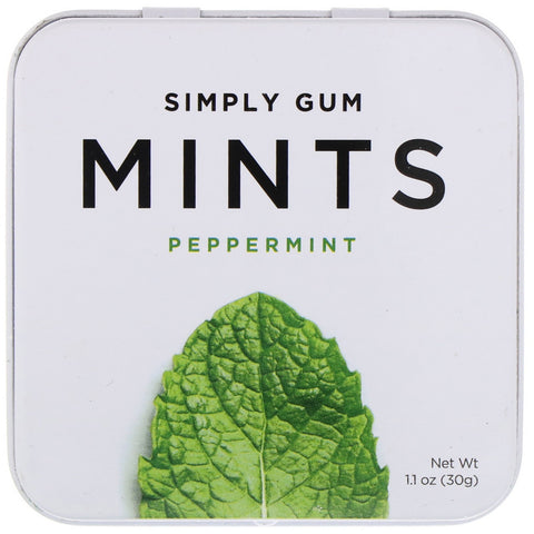 Simply Gum Peppermint Mints