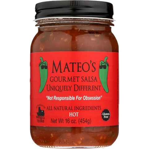 Mateo's Gourmet Salsa Hot Salsa