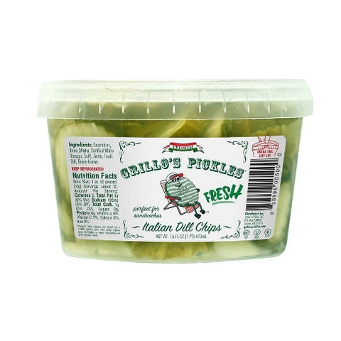 Grillo's Pickles Italian Dill Chips