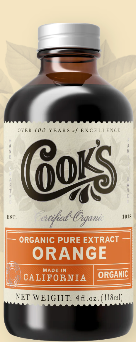 Cook Flavoring Co. Organic Pure Orange Extract