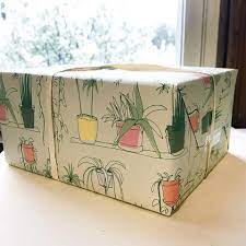 Steel Petal Press Houseplant Wrapping Paper