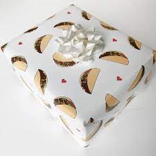 Steel Petal Press Tacos Gift Wrap