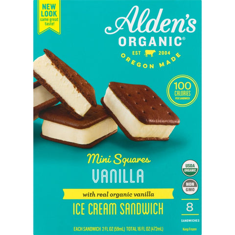 Alden's Organic Ice Cream Sandwiches