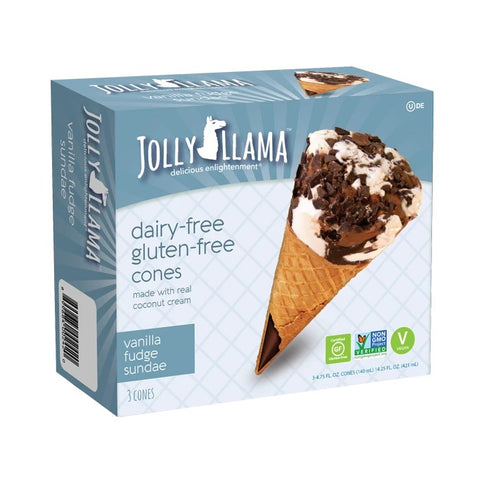 Jolly Llama Vanilla Fudge Sundae