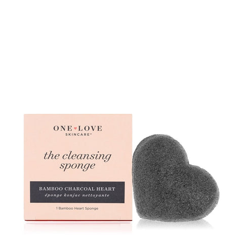 One Love Organics Bamboo Charcoal Cleansing Sponge