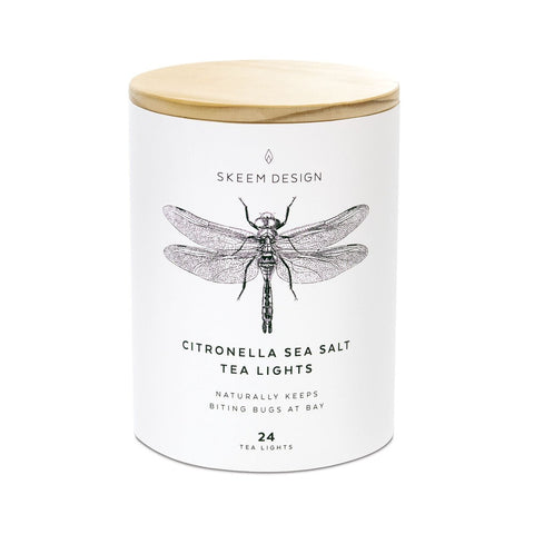 Skeem Citronella Sea Salt Tea Lights