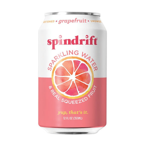 Spindrift Sparkling Water Grapefruit Can