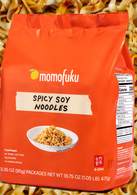 Momofuku Spicy Soy Noodles