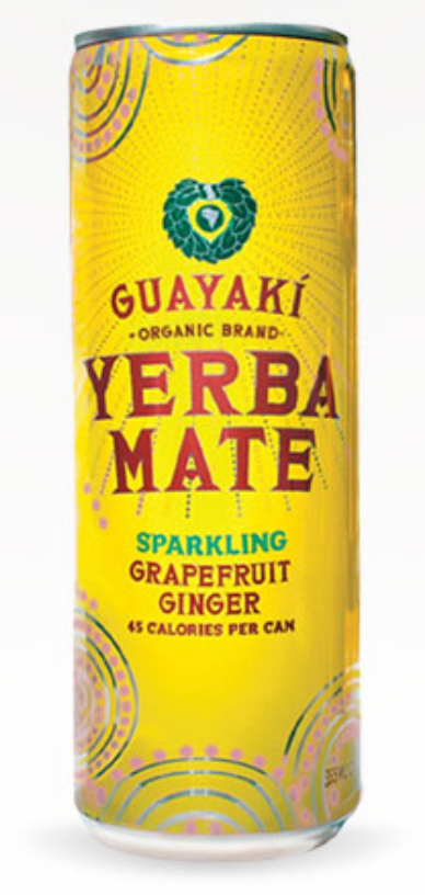 Guayaki Sparkling Grapefruit Ginger Yerba Mate