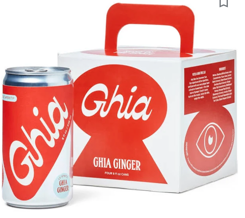Ghia Ginger Non Alcoholic Aperitif 4pack