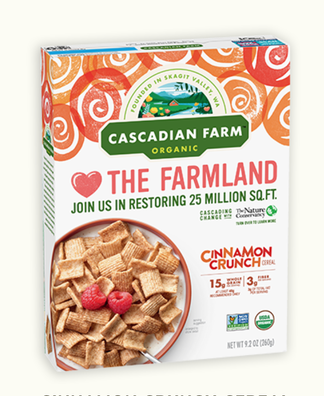 Cascadian Farms Cinnamon Crunch Cereal