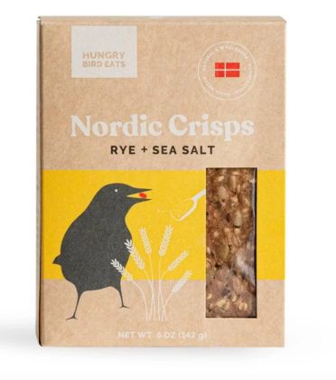 Hungry Bird Eats Rye + Sea Salt Nordic Crisps