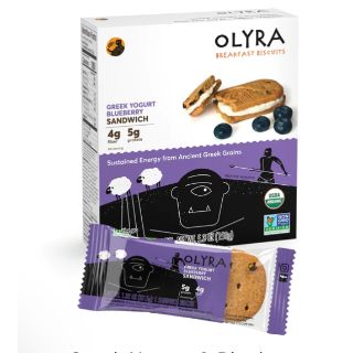 Olyra Breakfast Biscuits Greek Yogurt Blueberry Sandwich