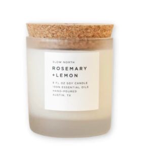 Slow North Rosemary + Lemon Candle
