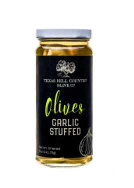 Texas Hill Country Olive Co. Olives Garlic Stuffed