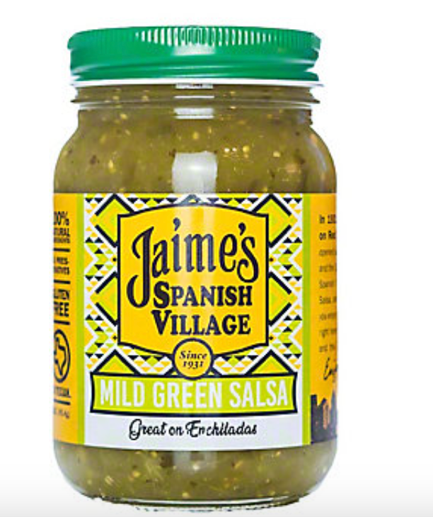 Jaimes Spanish Village Mild Green Salsa