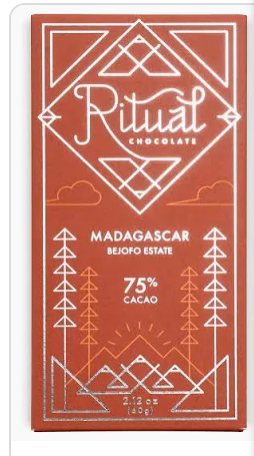 Ritual Chocolate - Madagascar Bar 75% Cacao Bar