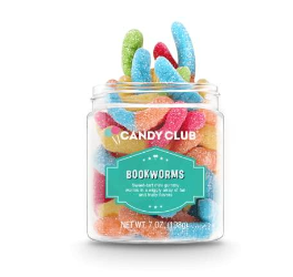 Candy Club Bookworms Candy