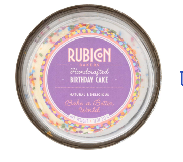 Rubicon Bakery -  Handcrafted Birthday Cake  4 inch