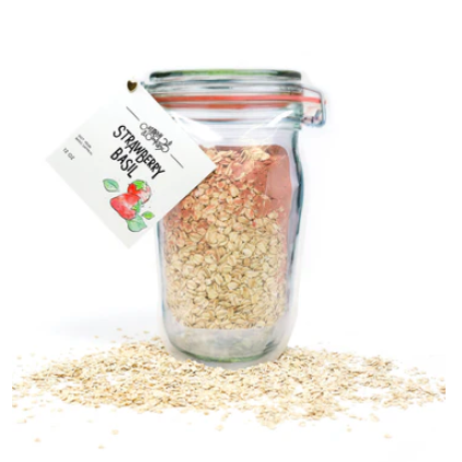 Oatmeal & Company - Strawberry Basil Rolled Oats