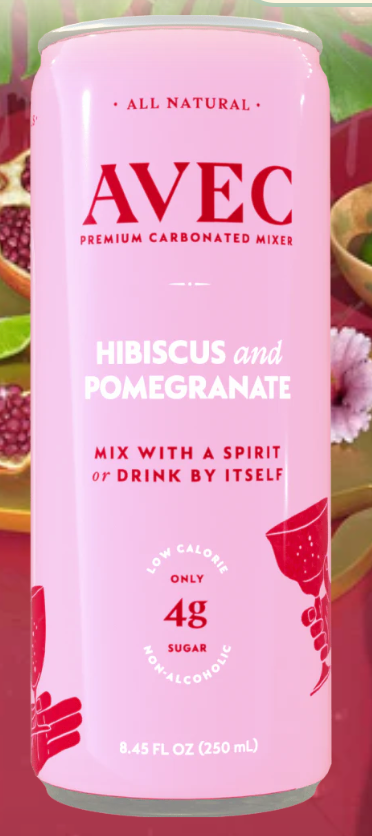 Avec Hibiscus & Pomegranate Mixer