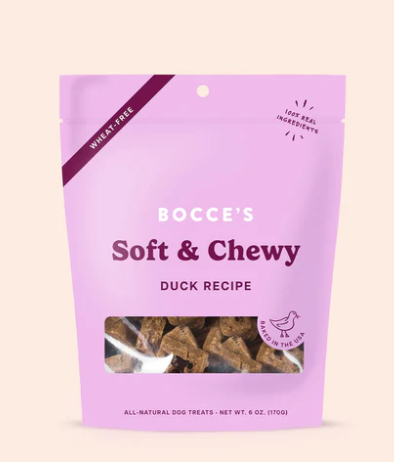 Bocce's Bakery - Soft & Chewy Duck Recipe