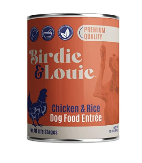 Birdie & Louie - Wet Dog Food Chicken and Rice