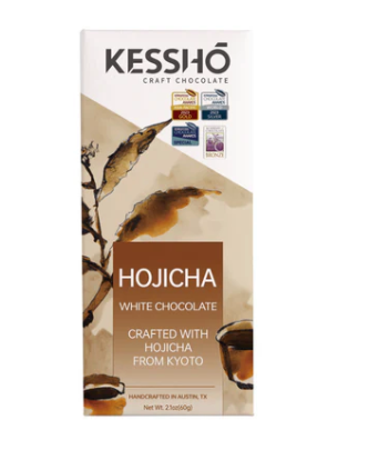 Kessho Chocolate - Hojicha White Chocolate Bar