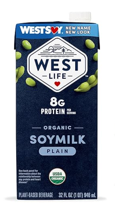 Westlife Organic Unsweetened Soymilk