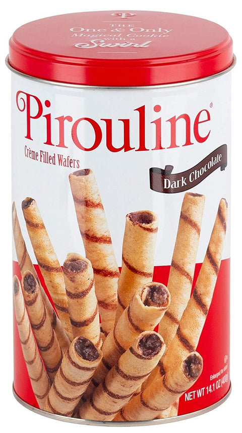 Pirouline Chocolate Hazelnut Swirl Wafers