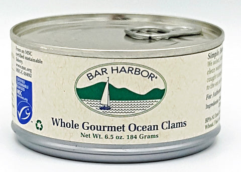 Bar Harbor Whole Gourmet Ocean Clams