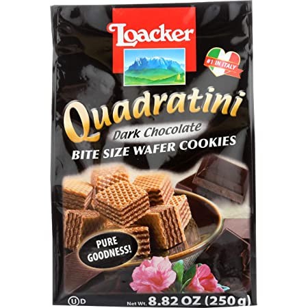 Loacker Quadratini Wafer Cookies Chocolate