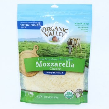 Organic Valley Mozzarella Shreds