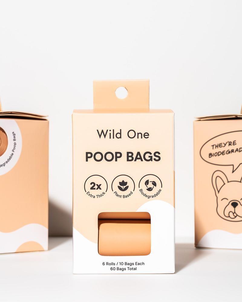 Wild One Poop Bags - Tan