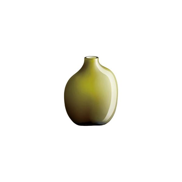 Kinto Sacco Glass Vase Green 02